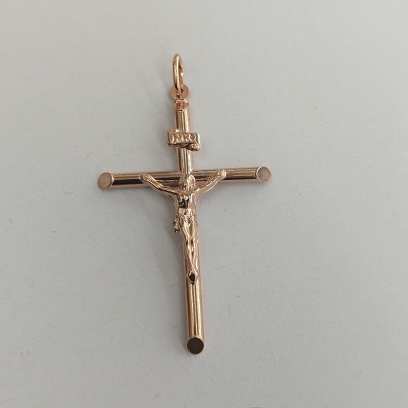 10kt Real Gold Cross Pendant